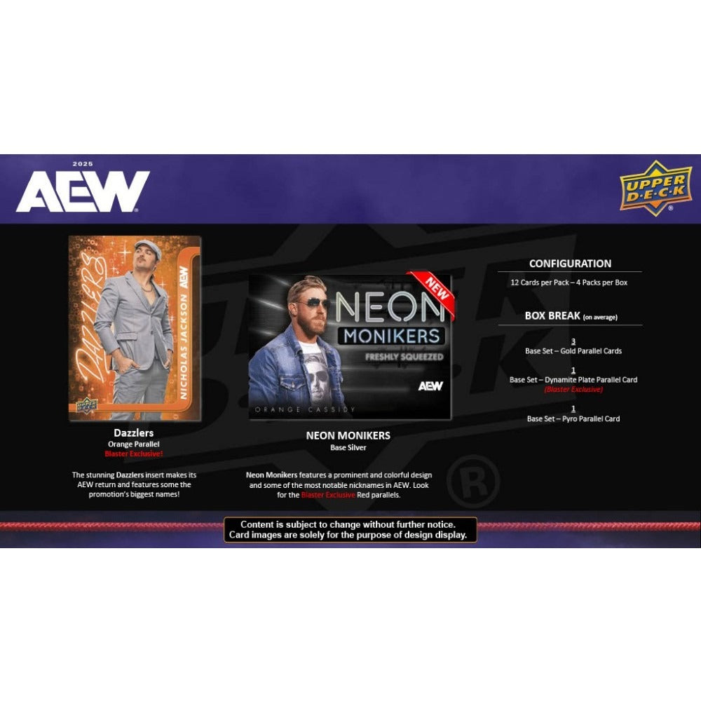 2025 Upper Deck AEW Wrestling Blaster Box