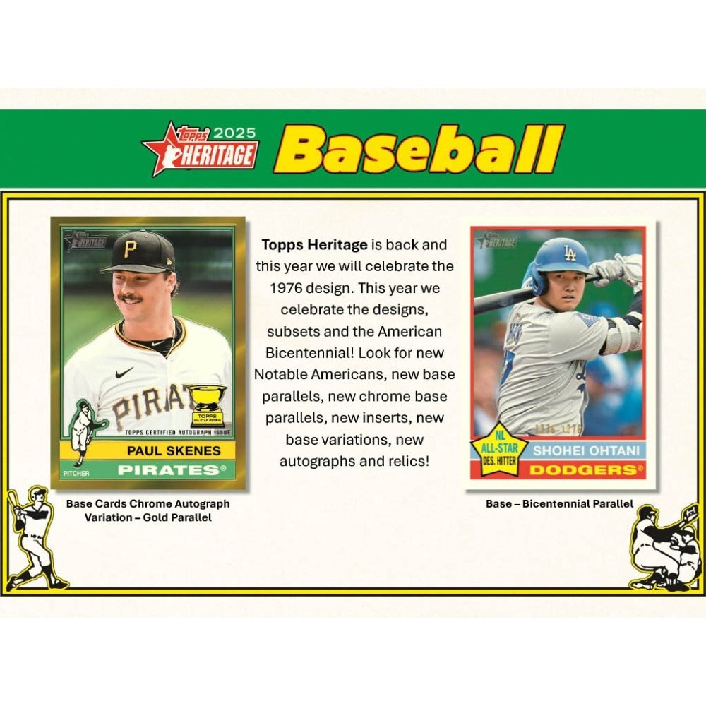 2025 Topps Heritage Baseball Mega Box
