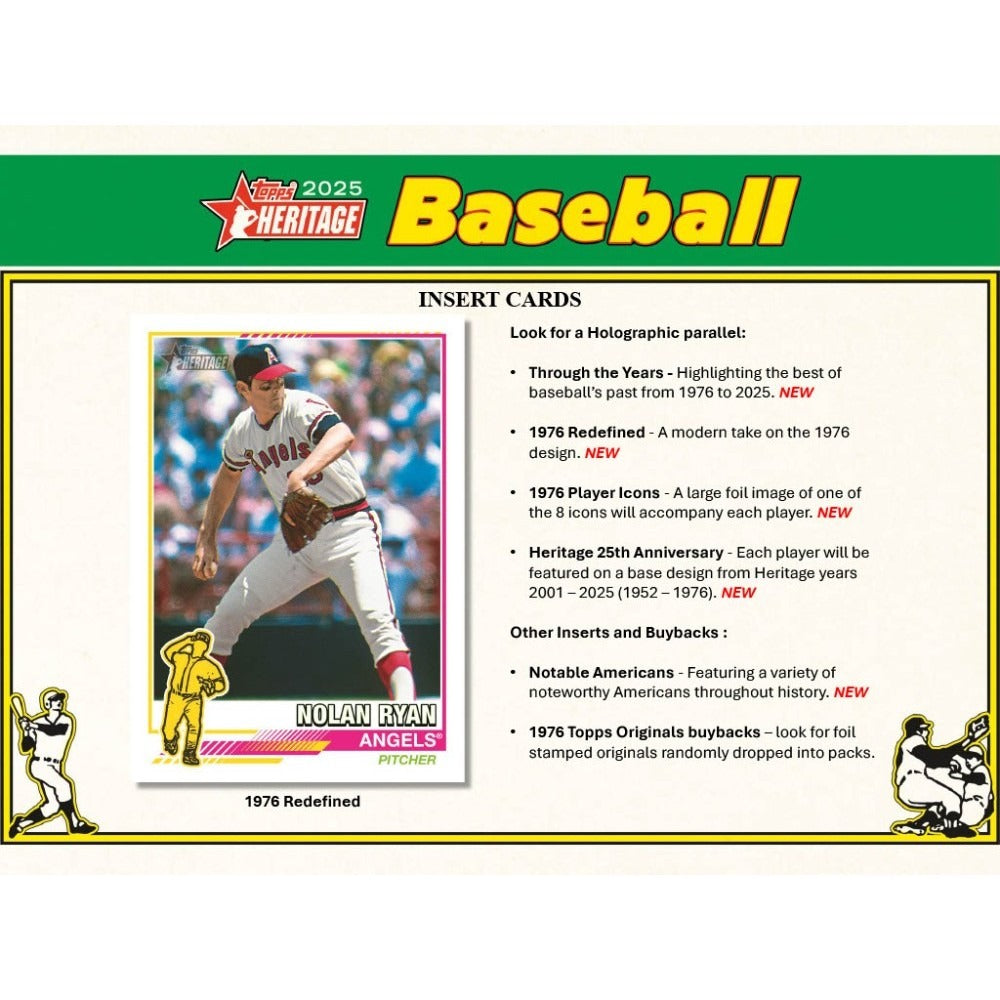 2025 Topps Heritage Baseball Mega Box
