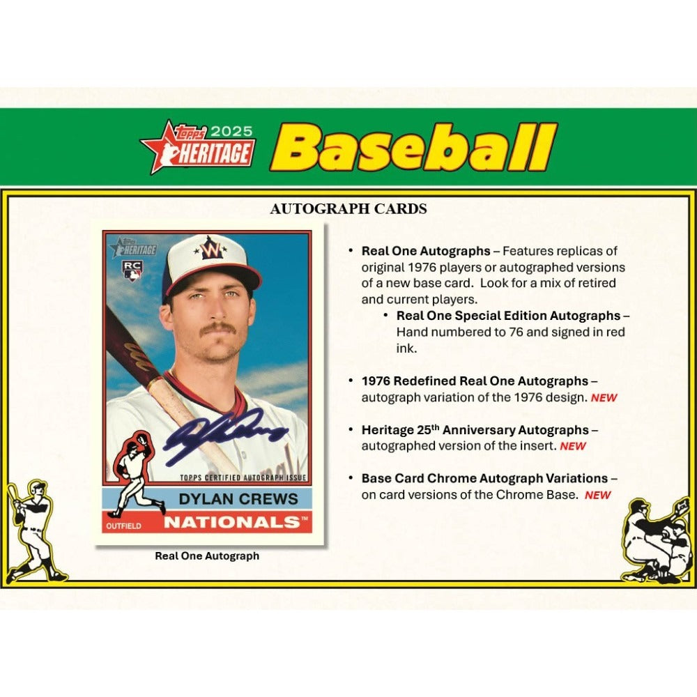2025 Topps Heritage Baseball Mega Box