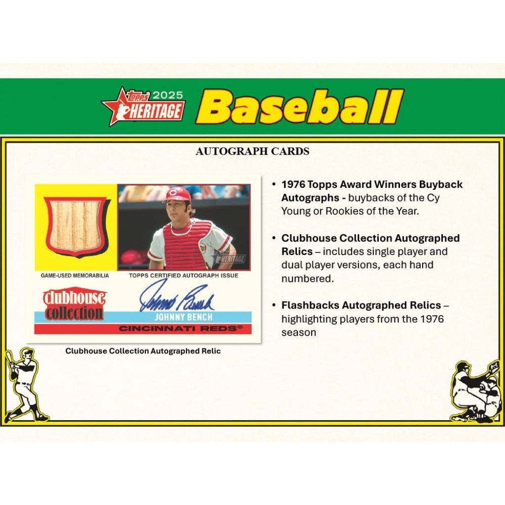 2025 Topps Heritage Baseball Mega Box