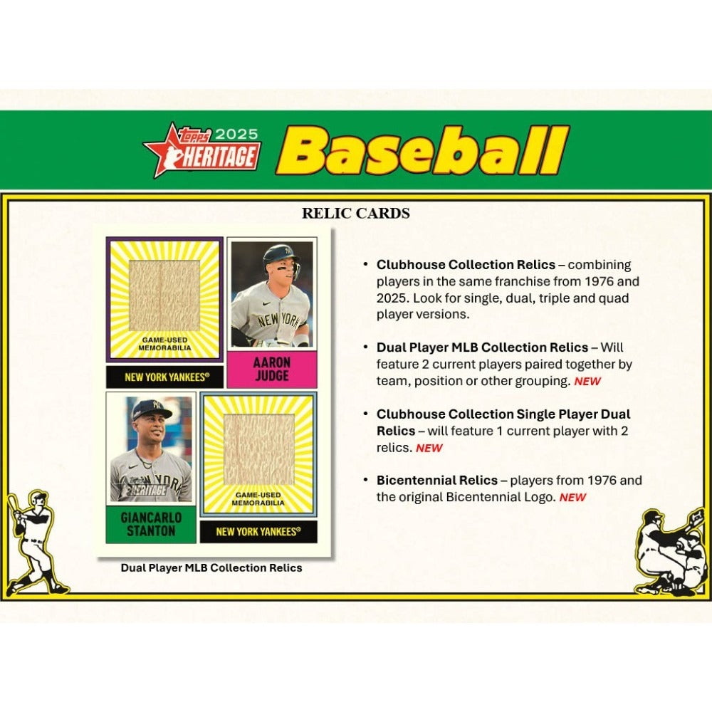 2025 Topps Heritage Baseball Mega Box