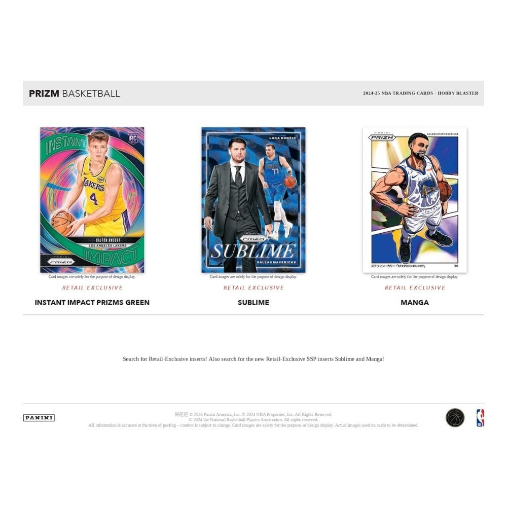 2024-25 Panini Prizm Basketball Hobby Mega Box