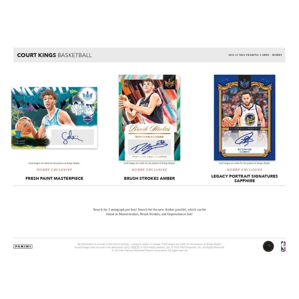 2024-25 Panini Court Kings Basketball Hobby Box