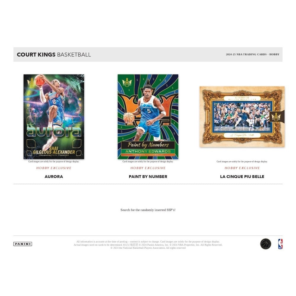 2024-25 Panini Court Kings Basketball Hobby Box