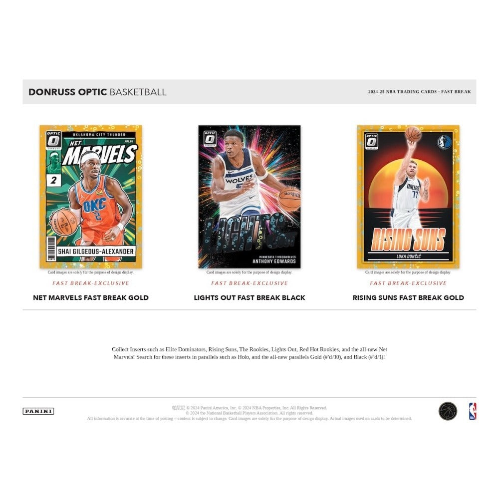 2024-25 Panini Donruss Optic Basketball Fast Break Box