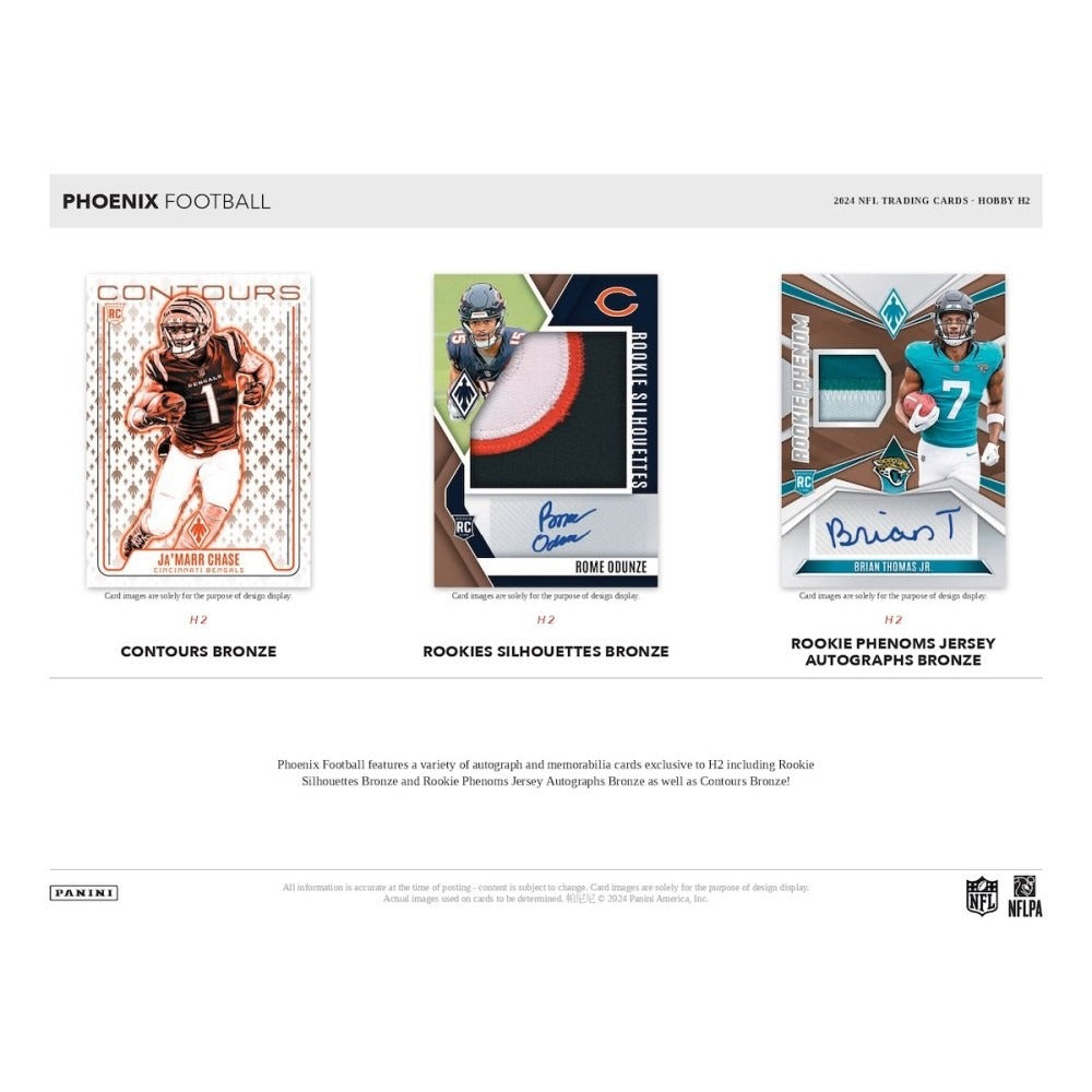 2024 Panini Phoenix Football Hobby H2 Box