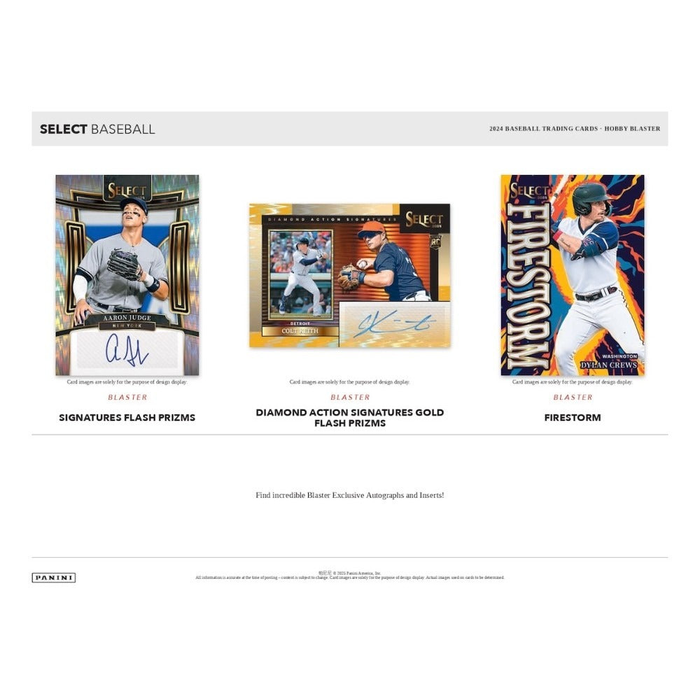 2024 Panini Select Baseball Hobby Blaster Box