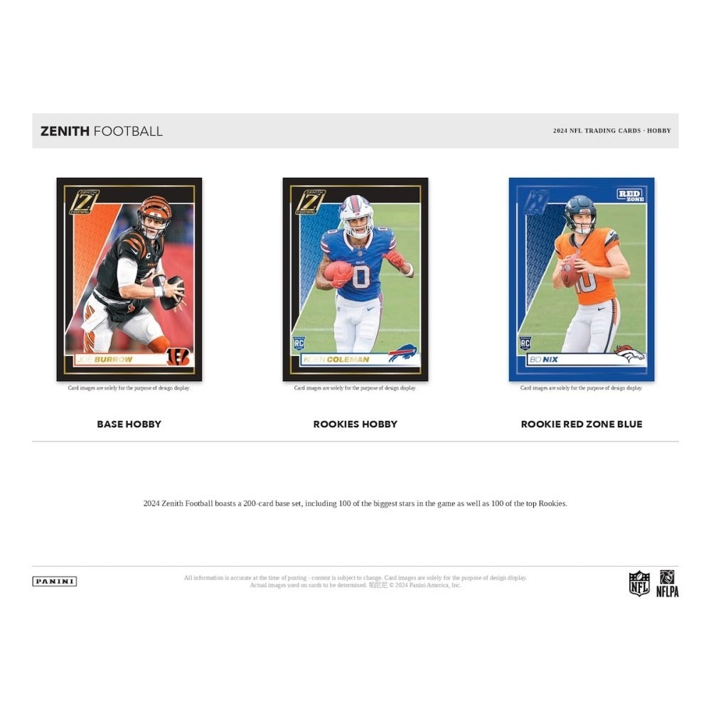 2024 Panini Zenith Football Hobby Box