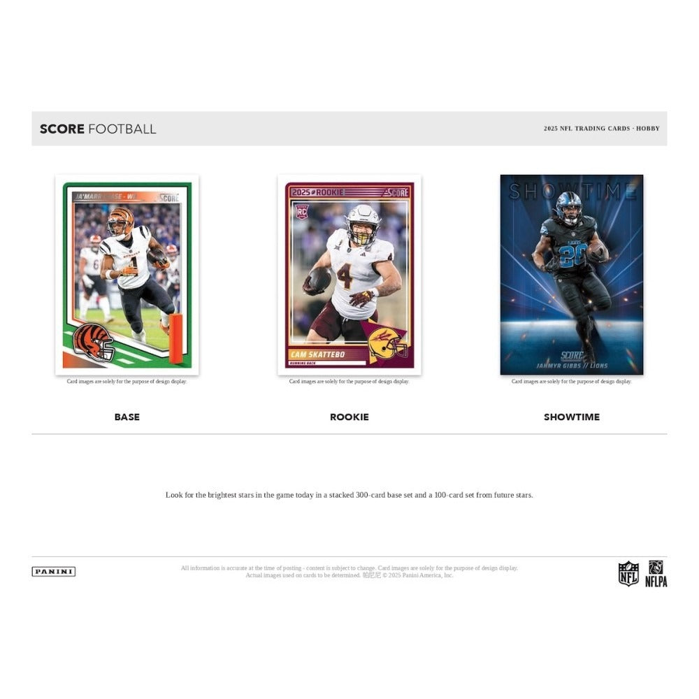 2025 Panini Score NFL Football Retail Box