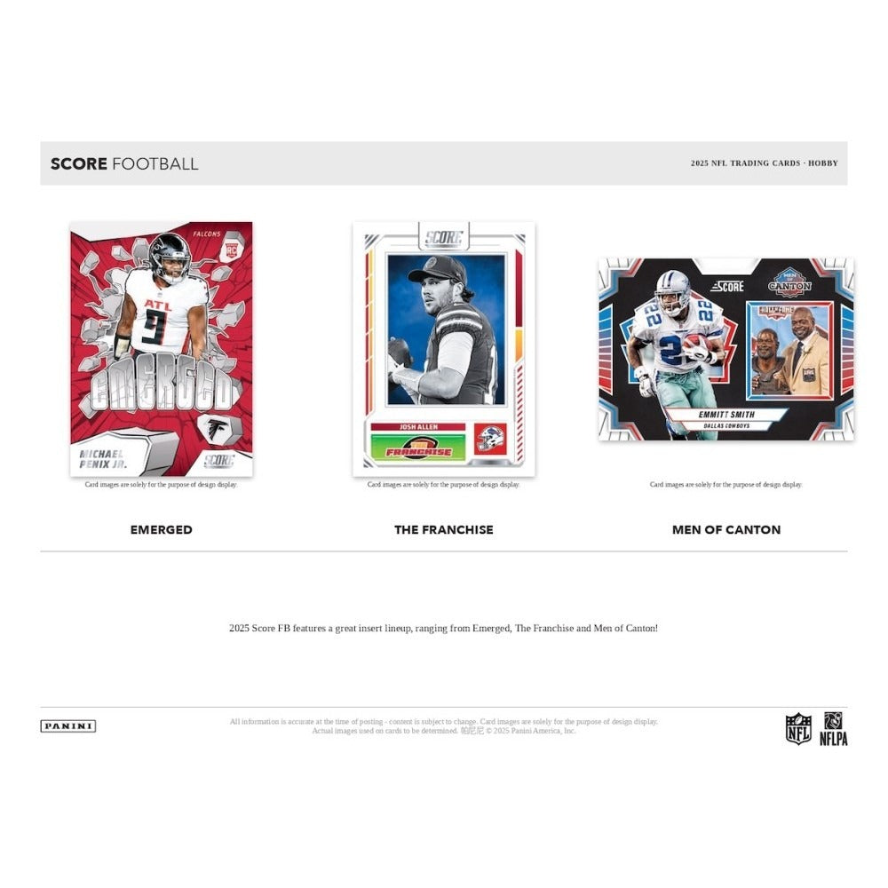 2025 Panini Score NFL Football Retail Box