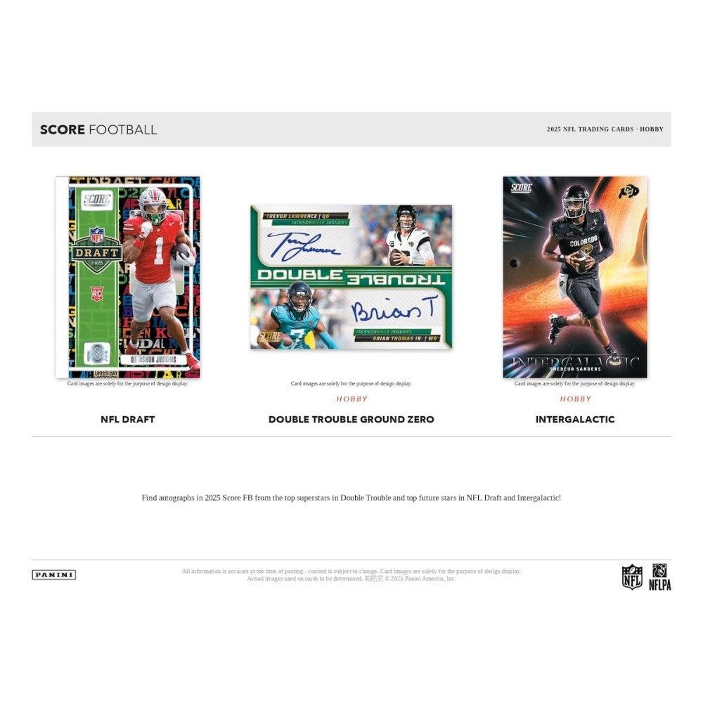 2025 Panini Score NFL Football Mega Box