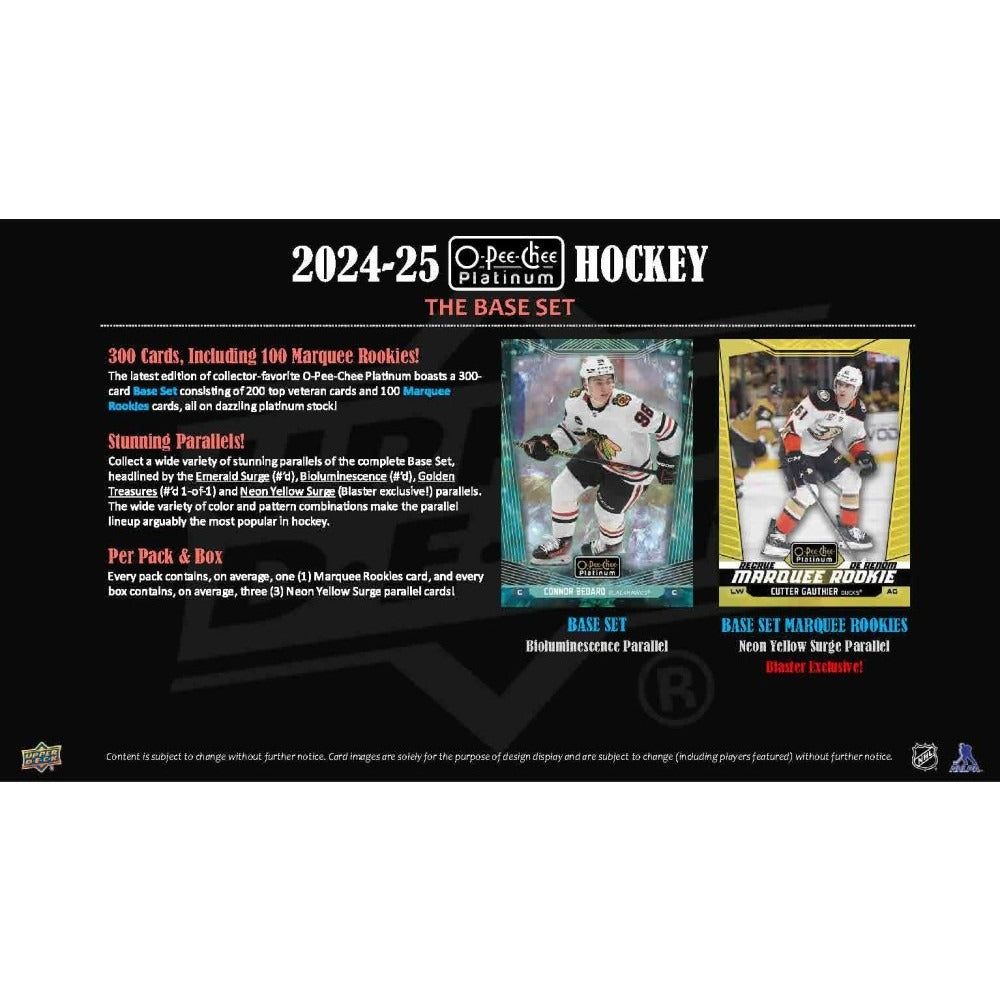 2024-25 Upper Deck O-Pee-Chee Platinum NHL Hockey Blaster Box
