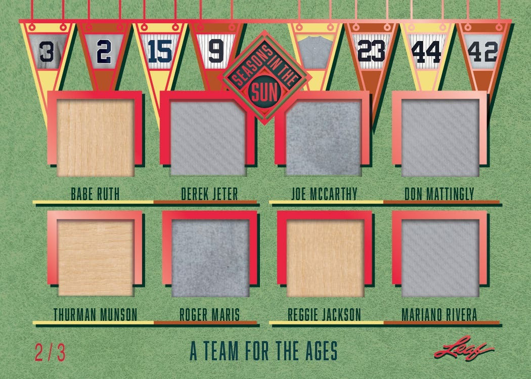 2025 Leaf Seasons In The Sun Baseball Box
