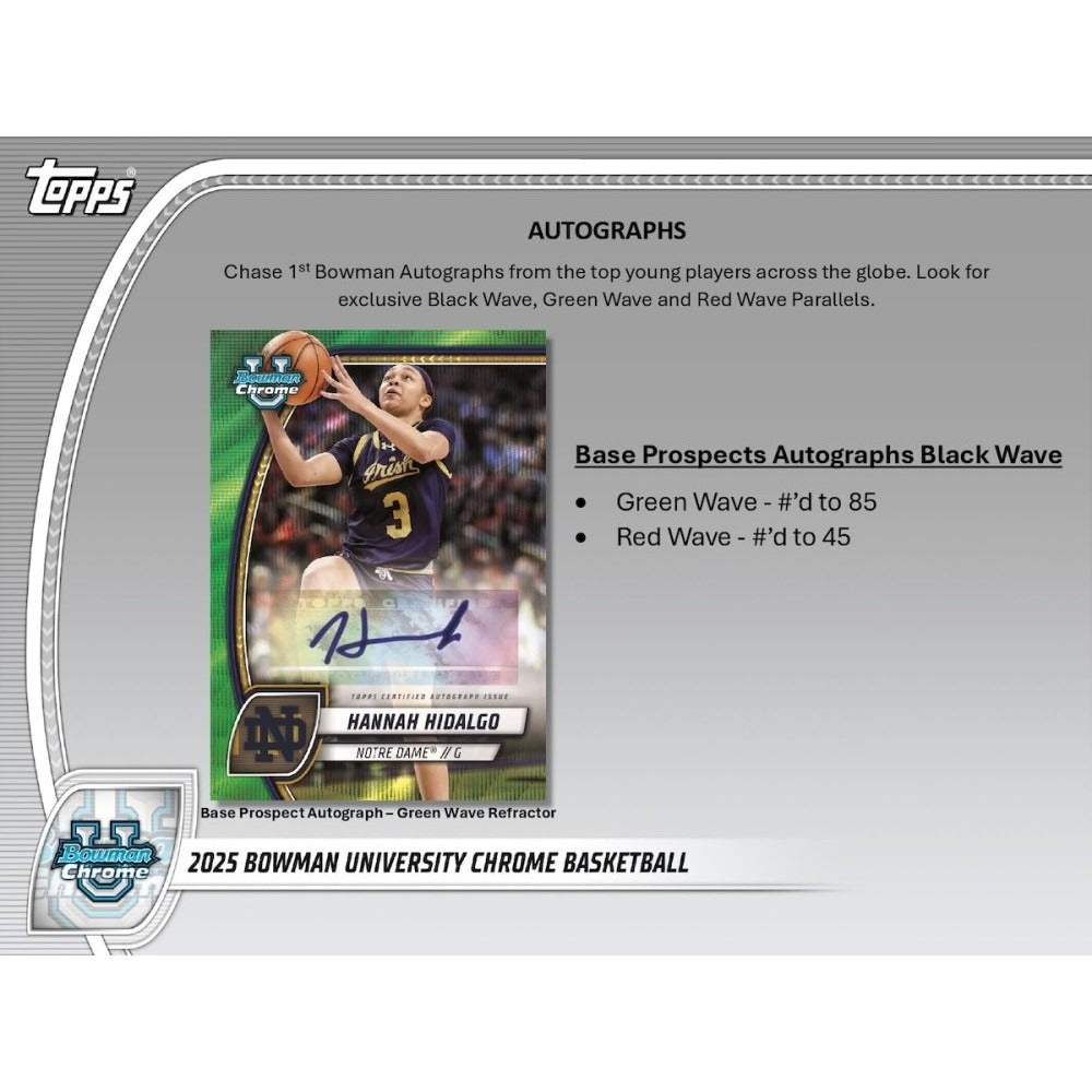 2024-25 Bowman University Chrome Basketball Blaster Box