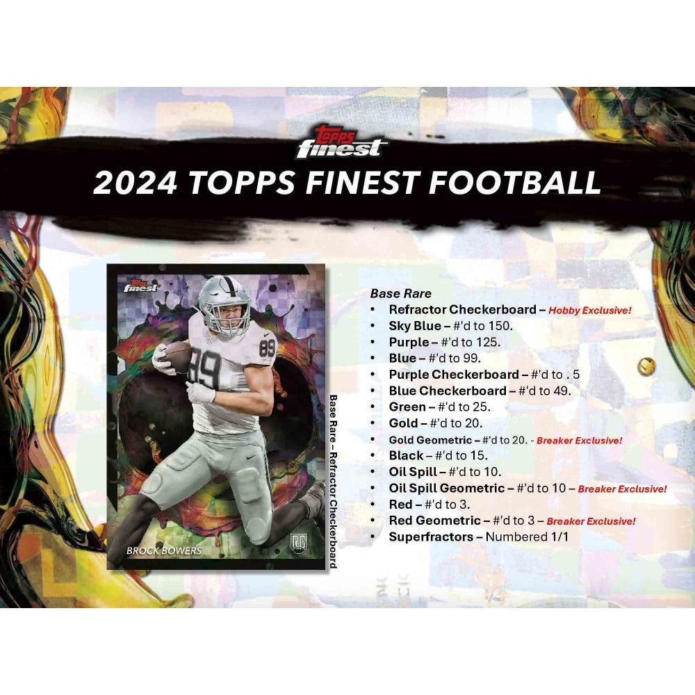 2024 Topps Finest Football Hobby Box