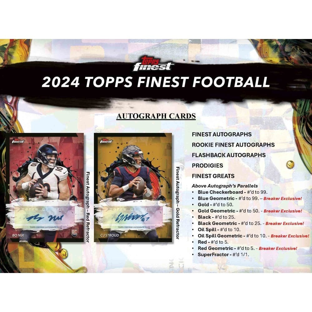 2024 Topps Finest Football Hobby Box
