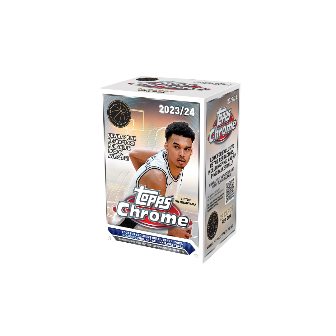 2023-24 Topps Chrome NBA Basketball Blaster Box