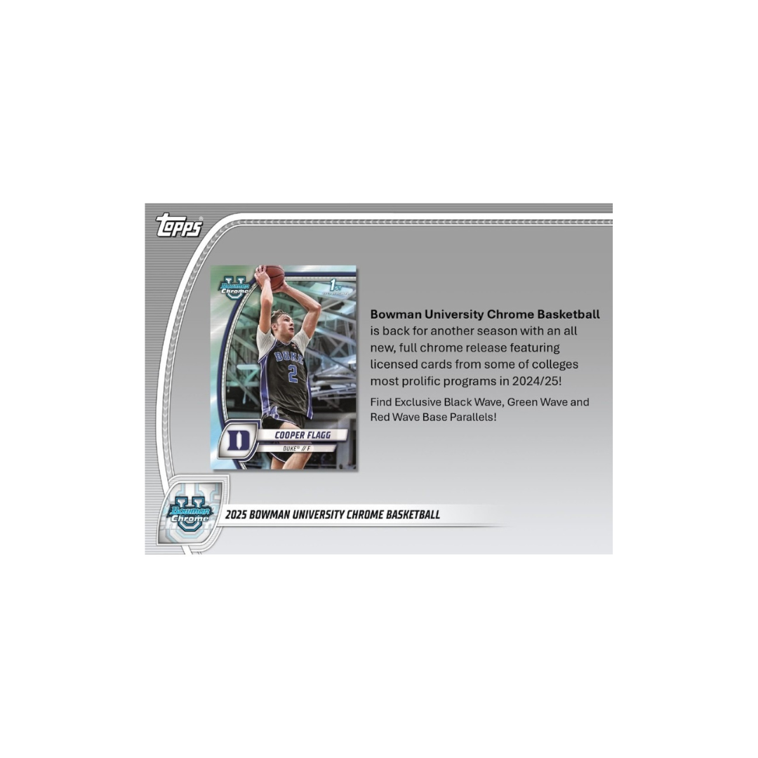 2024-25 Bowman University Chrome Basketball Blaster Box