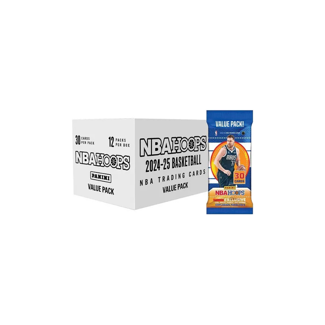 2024-25 Panini Hoops Basketball NBA Fat Pack Cello Box