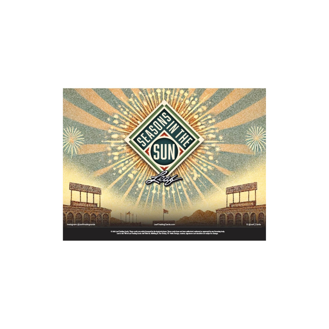 2025 Leaf Seasons In The Sun Baseball Box
