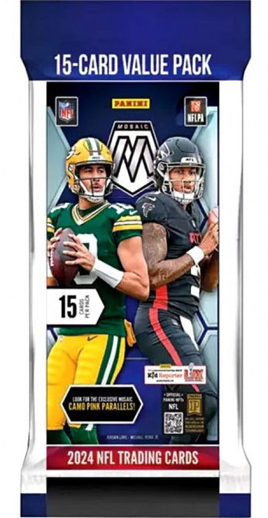 2024 Panini Mosaic NFL Football Fat Pack Cello Box