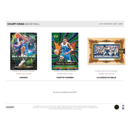2024-25 Panini Court Kings Basketball Hobby Box