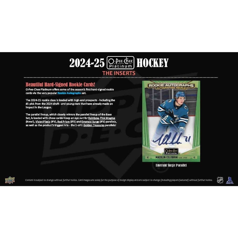 2024-25 Upper Deck O-Pee-Chee Platinum NHL Hockey Blaster Box