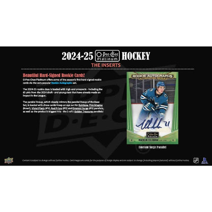 2024-25 Upper Deck O-Pee-Chee Platinum NHL Hockey Blaster Box