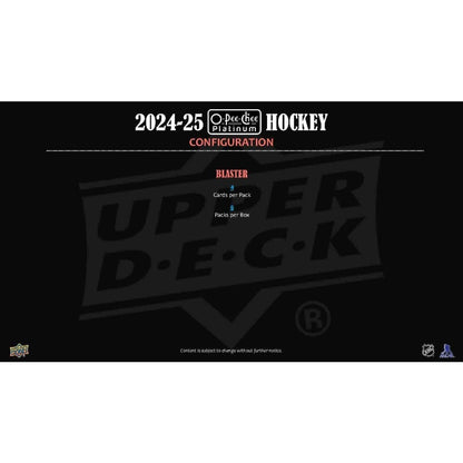 2024-25 Upper Deck O-Pee-Chee Platinum NHL Hockey Blaster Box
