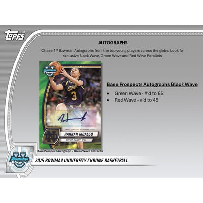 2024-25 Bowman University Chrome Basketball Blaster Box