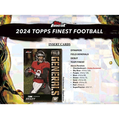 2024 Topps Finest Football Hobby Box